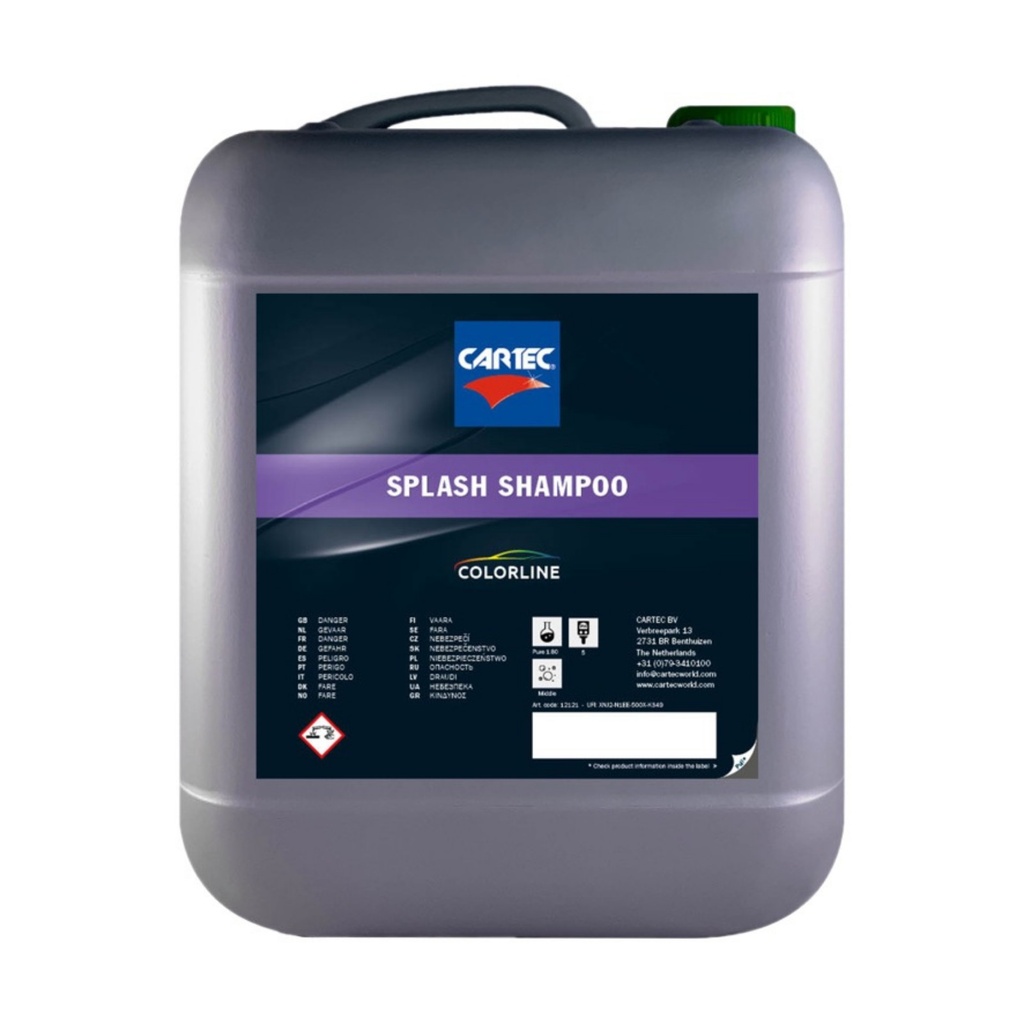 Cartec Colorline Splash Shampoo - Shampoing avec Cire de protection